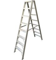 Model No. 2100 Aluminium Double Sided Ladder for Home, Shop and Industrial Access Use, Professional Dual Access Climbing Ladder for Maintenance, Storage and Everyday Working Tasks 